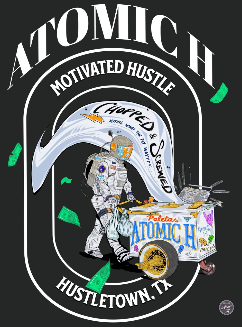 Front | Black MineralWash Garment